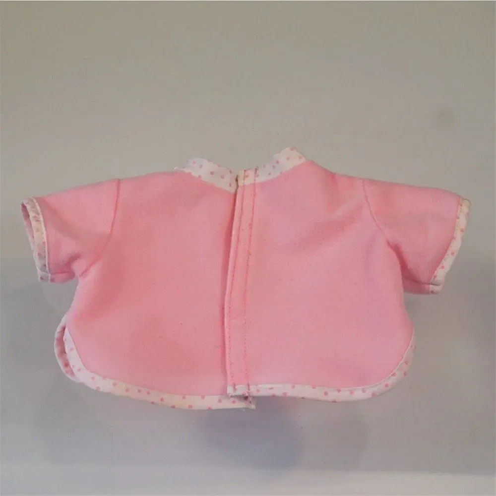 Vintage Doll Bonnet Hat And Pajama Top With Bunny Applique